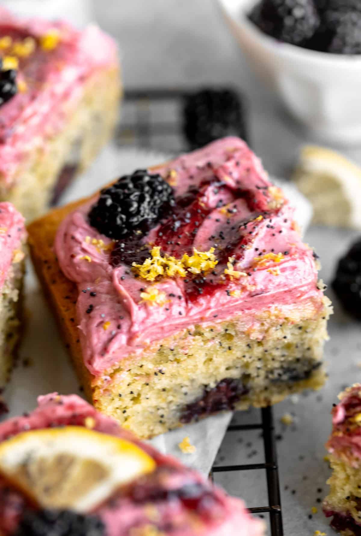 Gluten-Free Blackberry Lemon Poppy Seed Loaf: Zesty & Moist